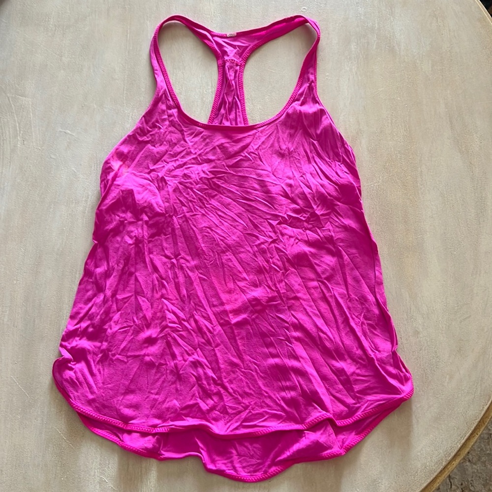 Lululemon pink tank top
